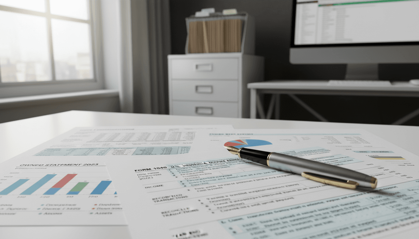 Year-end financial statements and tax-ready reports