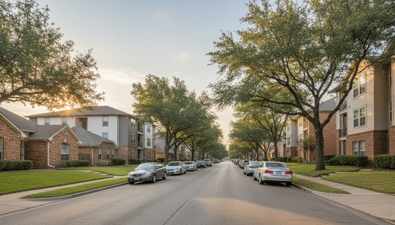 Dallas residential neighborhood and properties